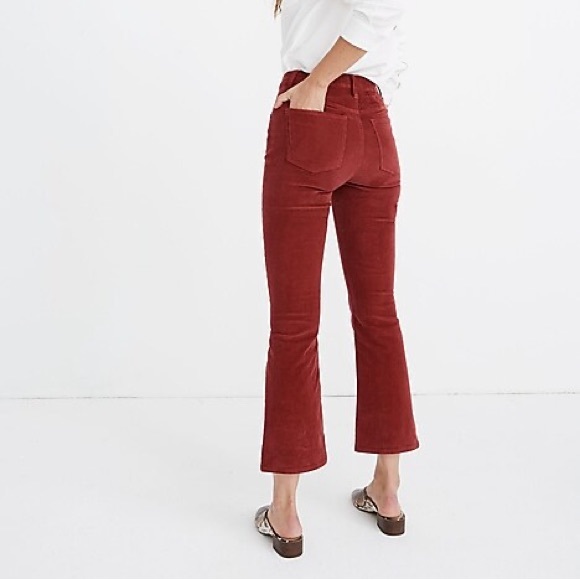 Madewell Cali Demi Boot in Red Corduroy - Picture 2 of 7